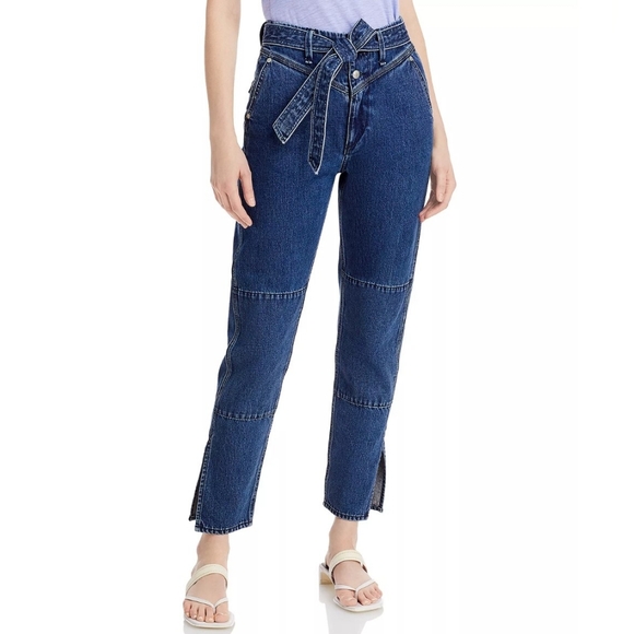 Rag & Bone Mia belted Yoke Jeans